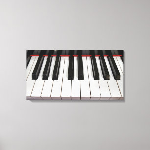 piano keys canvas print