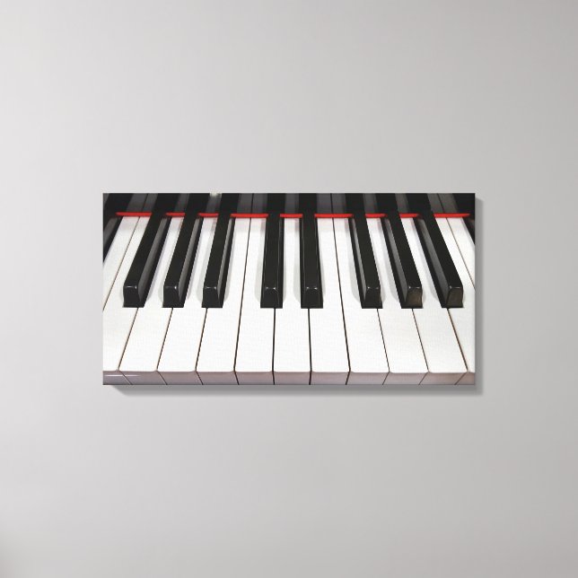 piano keys canvas print (Front)