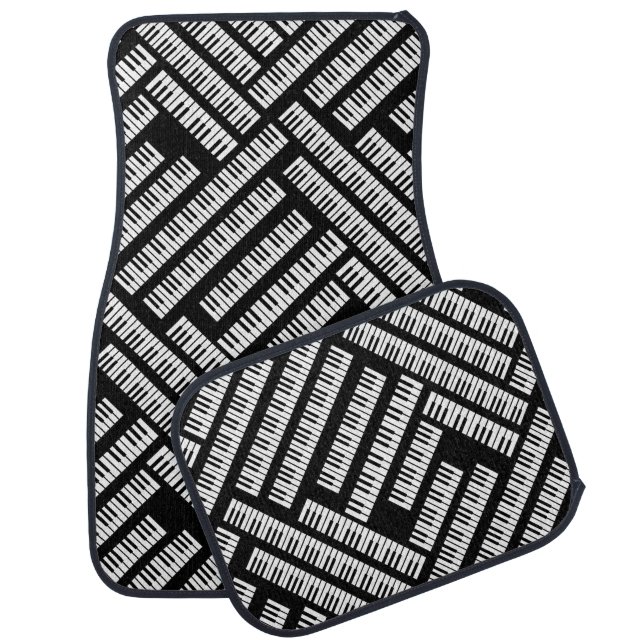 Piano Keys Car Floor Mat (Set)