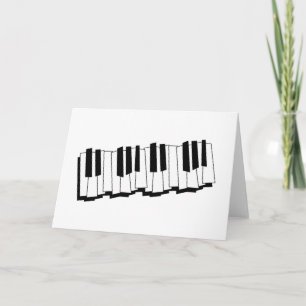Piano Keys Card