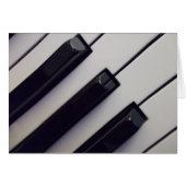 Piano Keys Card (Front Horizontal)