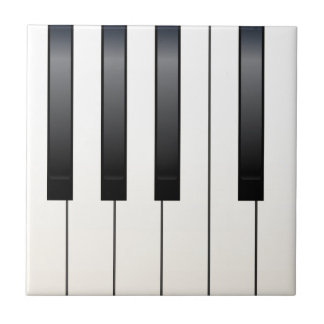 Piano Keys Ceramic Tile