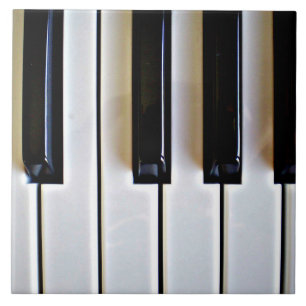 Piano Keys Ceramic Tile