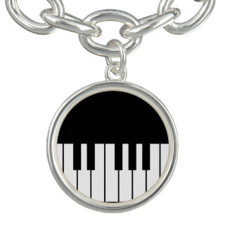 Piano Keys Charm Bracelet