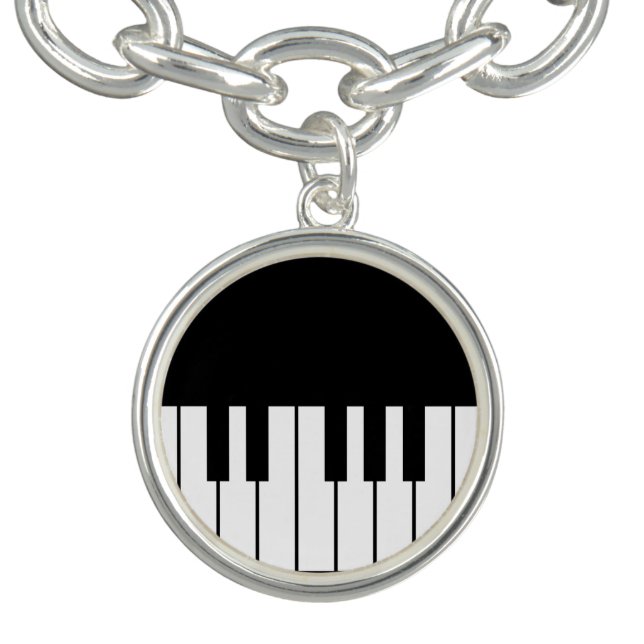 Piano Keys Charm Bracelet (Design)