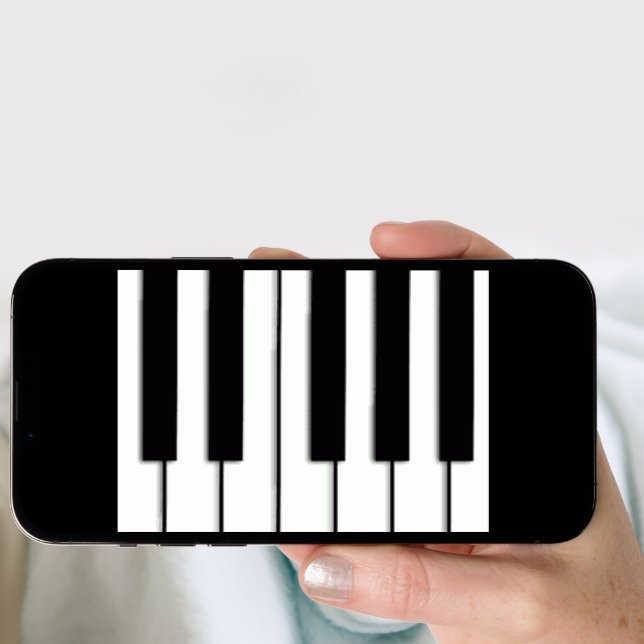 Piano Keys Christmas Card (Front Digital)