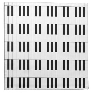 Piano Keys Cloth Napkin