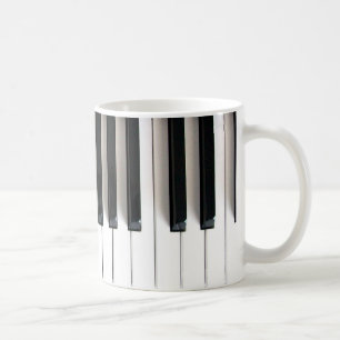 piano keys coffee mug