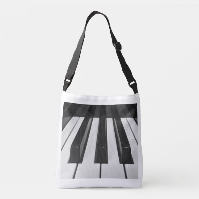 Piano Keys Crossbody Bag (Back)