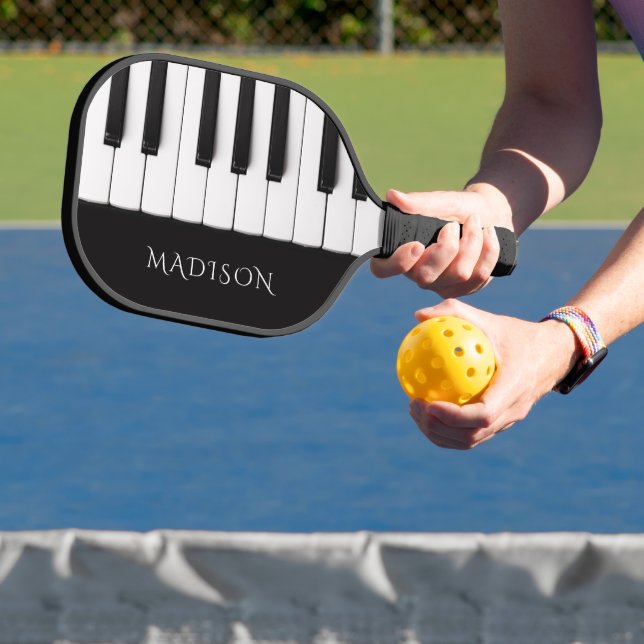 Piano Keys custom name Pickleball Paddle (Insitu)