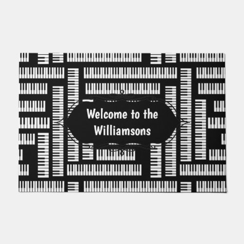 Piano Keys Doormat