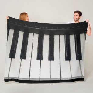 PIANO KEYS FLEECE BLANKET