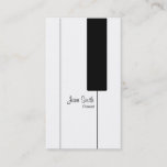 Piano Keys For Pianist Business Cards at Zazzle