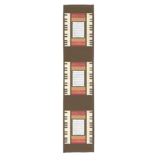 Piano Keys Frame Sheet Music tablerunner Short Table Runner