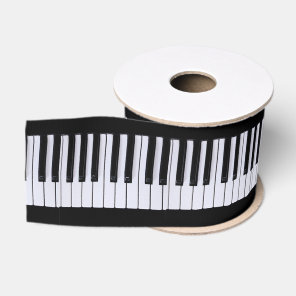 Piano Keys Grosgrain Ribbon