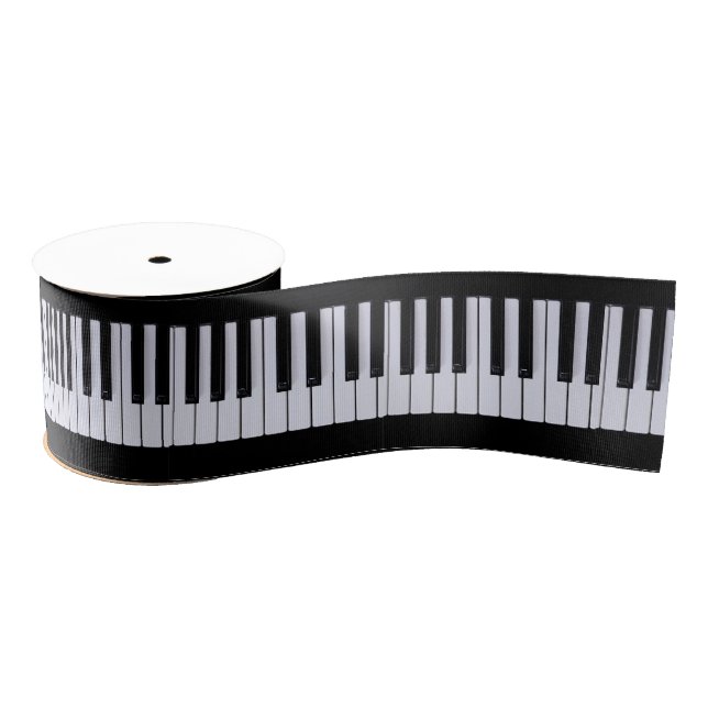 Piano Keys Grosgrain Ribbon (Spool)