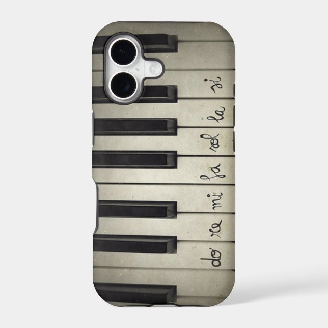 Piano Keys Iphone Case (Back)