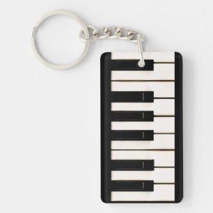 Piano Keys Keychain