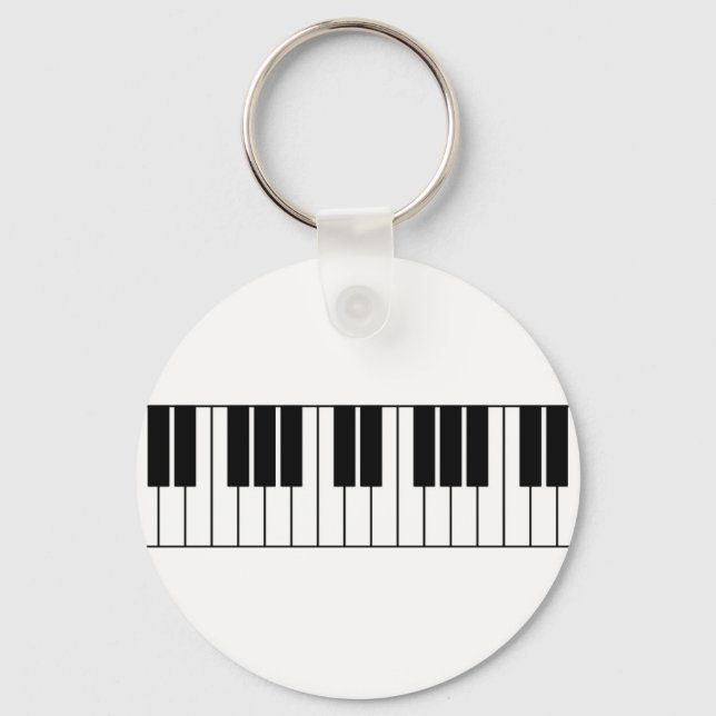 Piano Keys Keychain (Front)