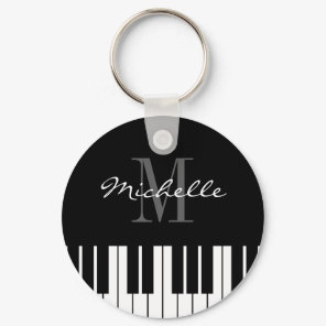Piano keys keychain for kids, pianist or teacher