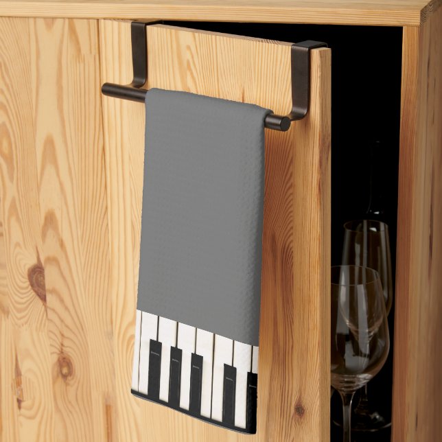 Piano Keys 🎹 Kitchen Towel (Thirds Fold)