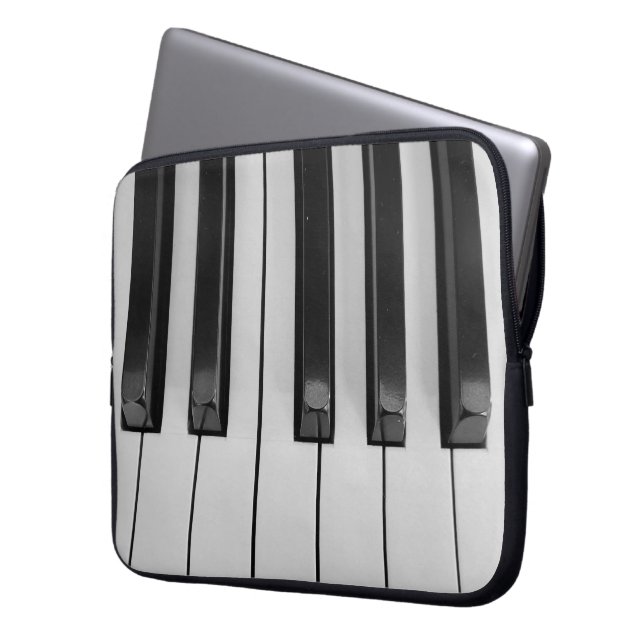 Piano Keys Laptop Sleeve (Front Left)