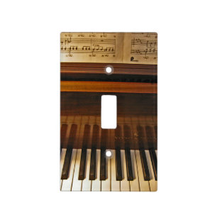piano keys light switch cover