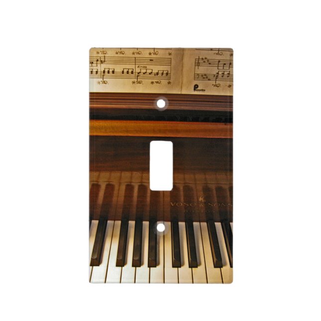 piano keys light switch cover (Front)