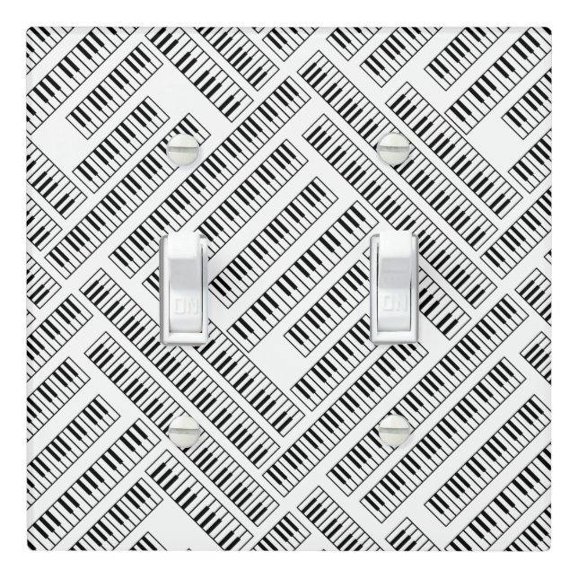 Piano Keys Light Switch Cover (In Situ)