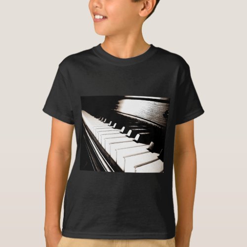 Piano Keys Macro T_Shirt
