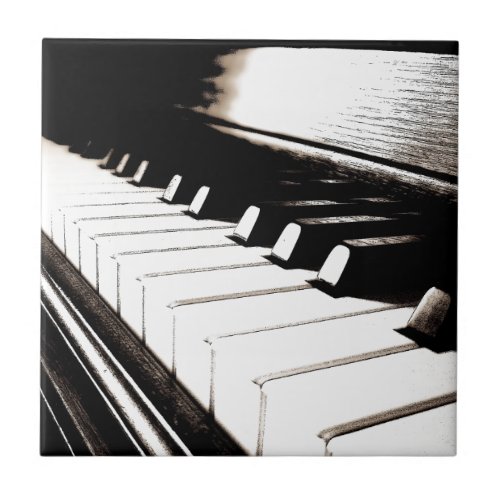 Piano Keys Macro Tile