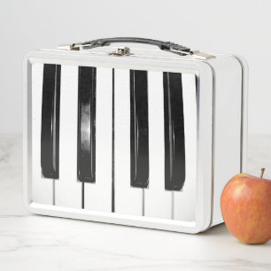 Piano Keys Metal Lunch Box