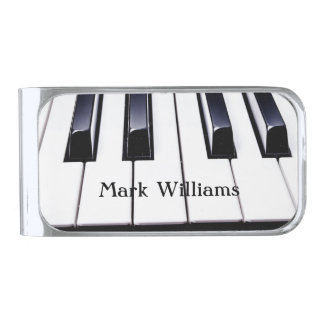 Piano Keys Money Clip