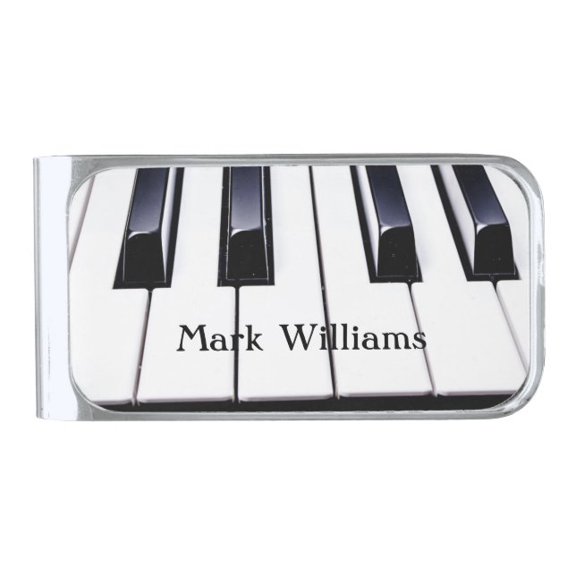 Piano Keys Money Clip (Front)