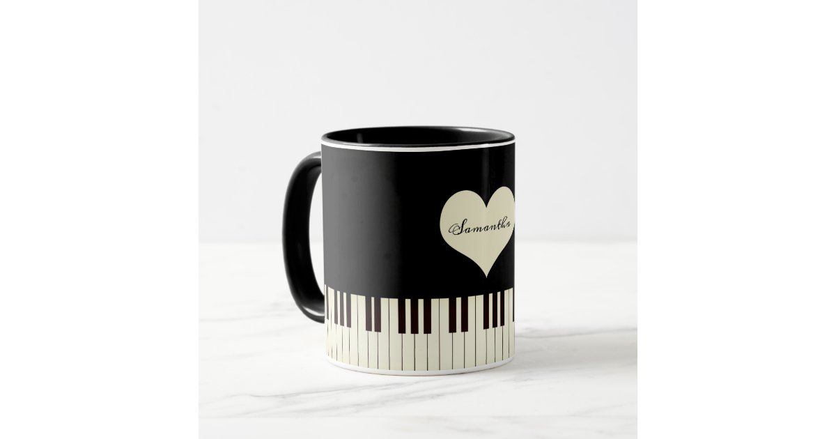 June Journal Pastel Piano Keys 20 oz Stainless Steel Travel Mug - Deny Designs