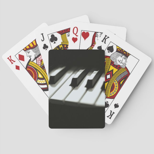 Piano Keys Music Bicycle® Play Poker Cards (Back)