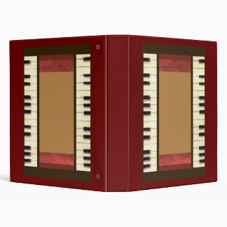 piano keys music border  binder