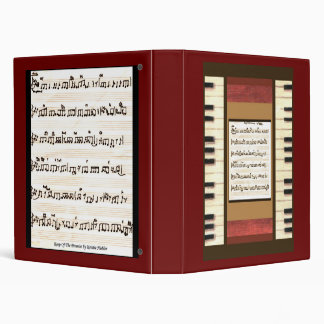 piano keys music border  sheet music binder