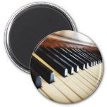 Piano Keys Music Gifts Round Fridge Magnet at Zazzle