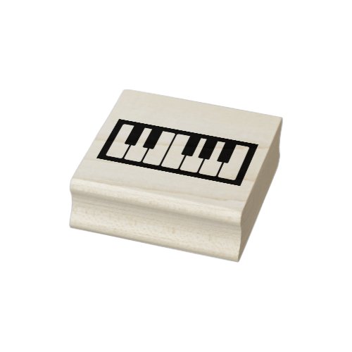 Piano Keys Music Instrument  Rubber Stamp