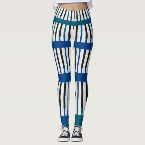 Piano Keys Music Leggings