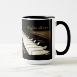 Piano Keys Music Lover Coffee Lover Drinking Mug at Zazzle