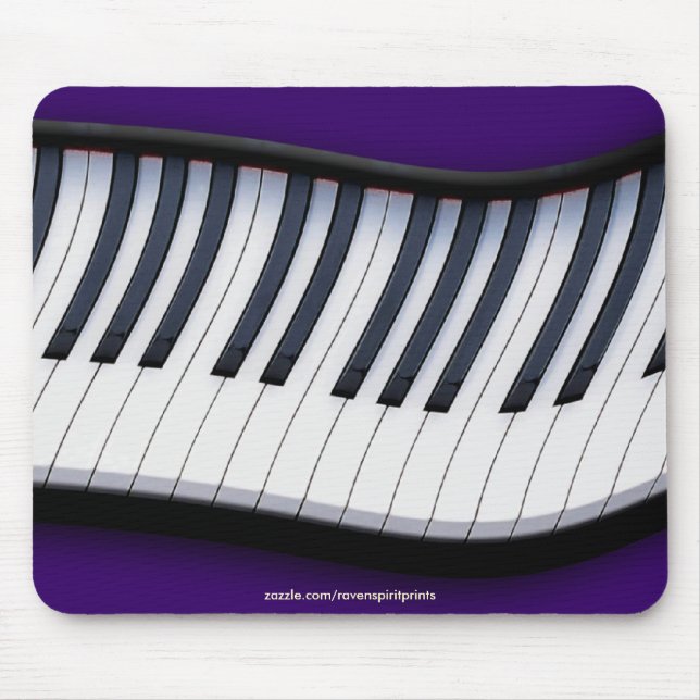 PIANO KEYS MUSIC LOVER Mousepad (Front)
