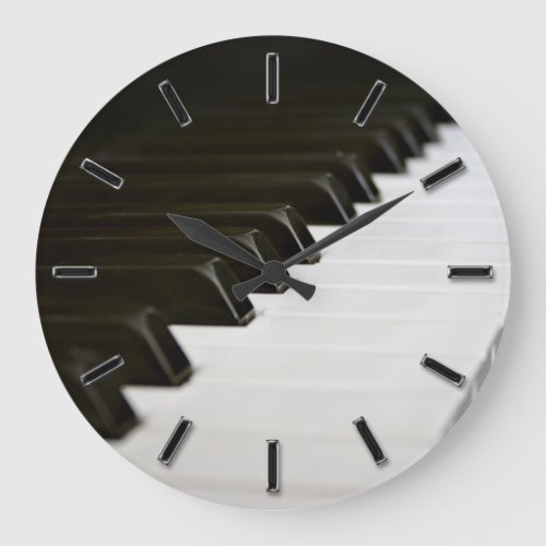 Piano Keys music lover wall clock