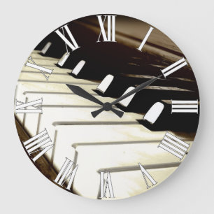 Piano Keys Music Lover's Wall Clock