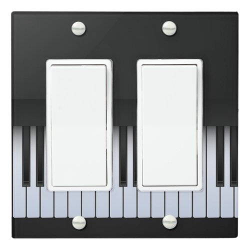 Piano Keys Musical Design Switch Plate