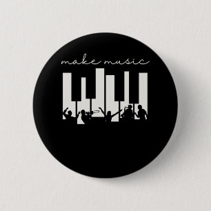 Piano Keys Musician Band Orchestra Music Teacher Button