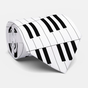 Piano Keys Neck Tie