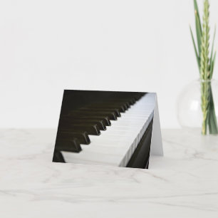 Piano Keys note card