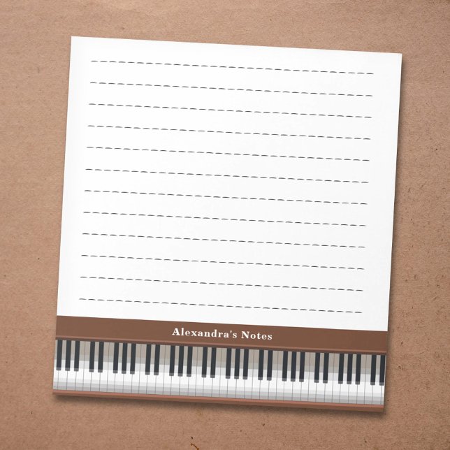 Piano Keys Notepad (Piano Keys Notepad)